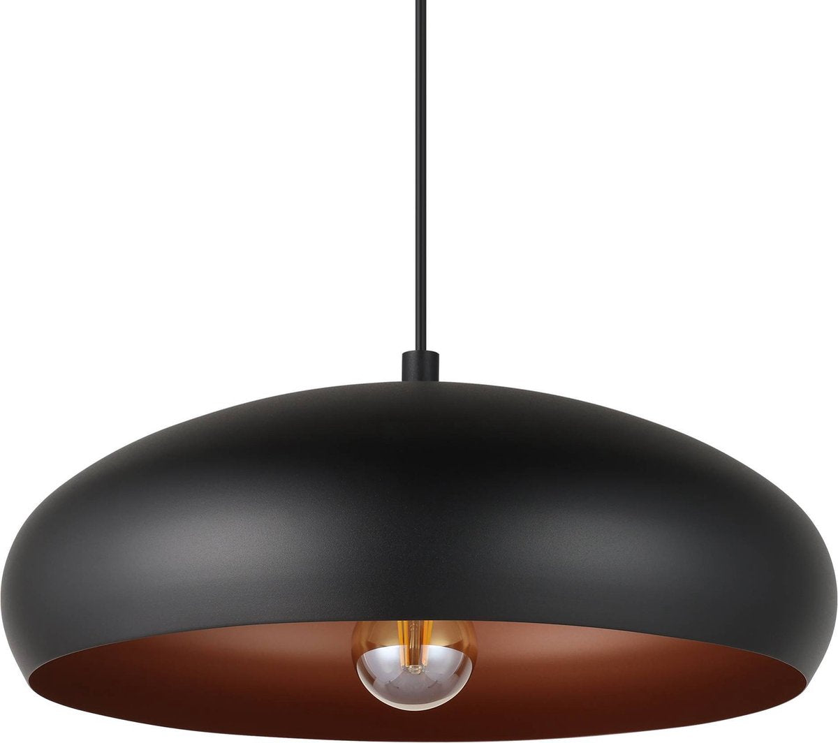 Eglo Mogano 1 Hängelampe – E27 – ø 40 cm – schwarzes Kupfer