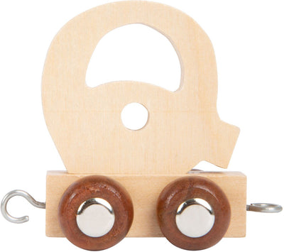 Kleiner Fuß - Holzschrift - Q - 12 Stücke