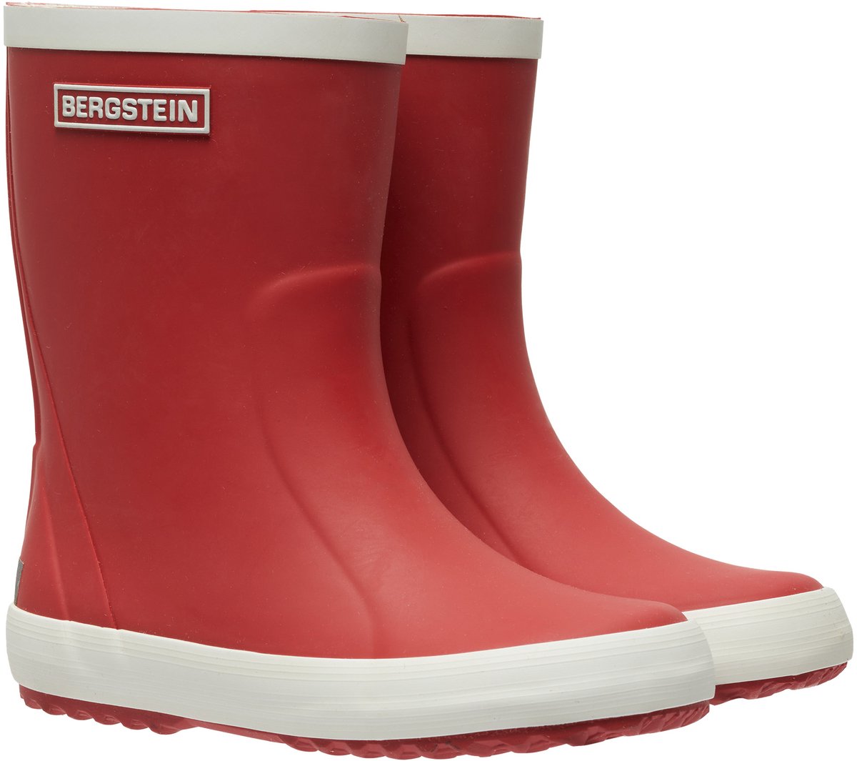 Bergstein klassische Unisex-Junior-Regenstiefel – rot