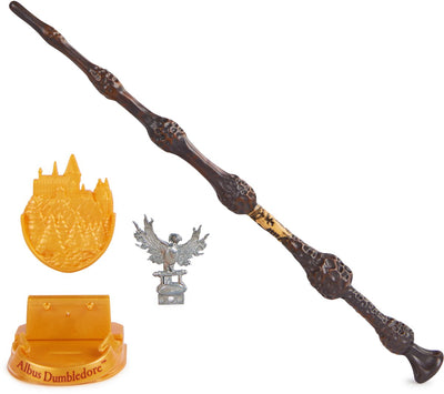 Spin Master Wizarding World – Harry Potter – magischer Sammlerstab von Albus Dumbledore (30,5 cm) – Kostümzubehör
