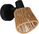 Eglo Kiellichtstrahler – E14 – 11 cm – schwarz naturbraun – Papier – neigbar