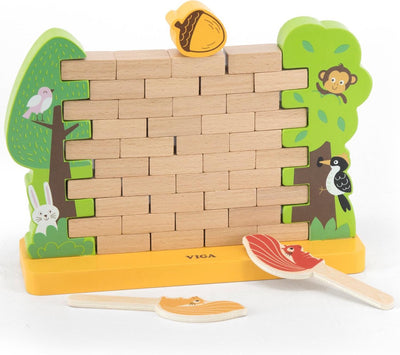 Vigatoys Viga Toys Geschicklichkeitsspiel Wand 22 x 16,5 cm Holz 44-tlg