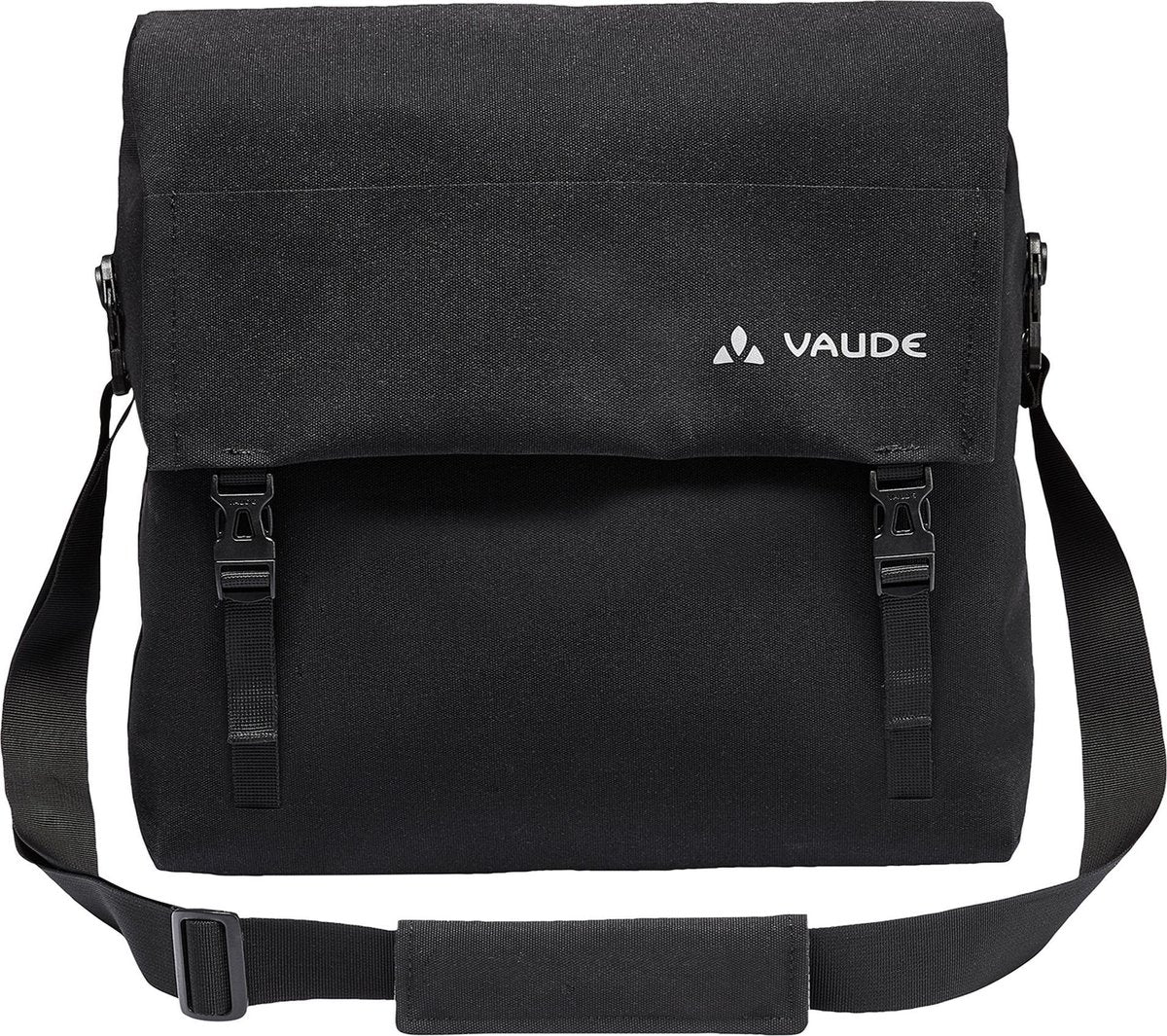 Vaude Fahrradtasche Umhängetasche mit Laptopfach Augsburg IV Fahrradtasche schwarz schwarz
