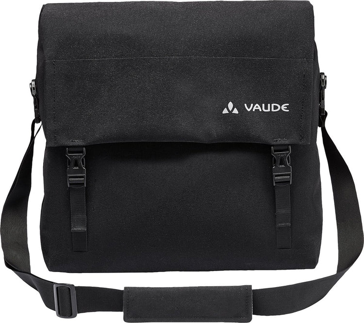 Vaude Fahrradtasche Umhängetasche mit Laptopfach Augsburg IV Fahrradtasche schwarz schwarz