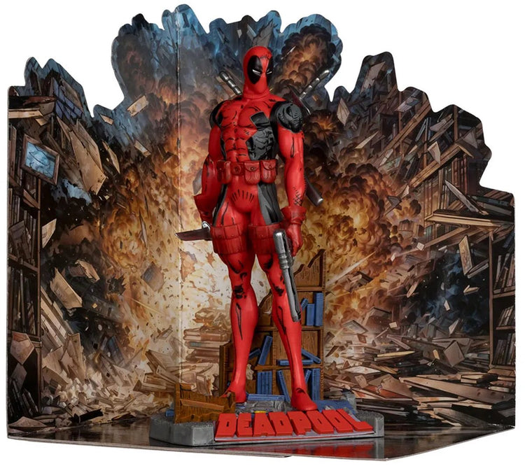 Mcfarlane Toys Marvel PVC Statue 1 10 Deadpool (The New Mutants #98) 16 cm Actionfigur