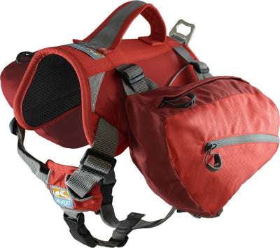 Kurgo Baxter Hunderucksack – Hundetransporter – Rot 13,5 bis 38,5 kg