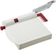 Westmark Käseschneider mit scharfem Messer, variable Schnittstärke, Edelstahl Aluminium Kunststoff, Fromarex, weiß rot silber, 70002260