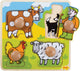 Bigjigs Holz Nick Puzzle Farm, 4dlg.