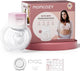 Momcozy s12pro Schnell-Freisprech-Milchpumpe – 1 Stück – extra leise und kompakt – elektrisch – wiederaufladbar – rosa weiß – s12pro+