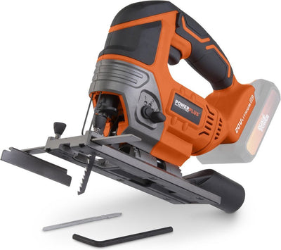 Powerplus Dual Power Akku-Stichsäge Powdp25300 – 20V-Sägemaschine – 2300min-1 – ohne Akku und Ladegerät – Werkzeuge mit 2 Akkus.