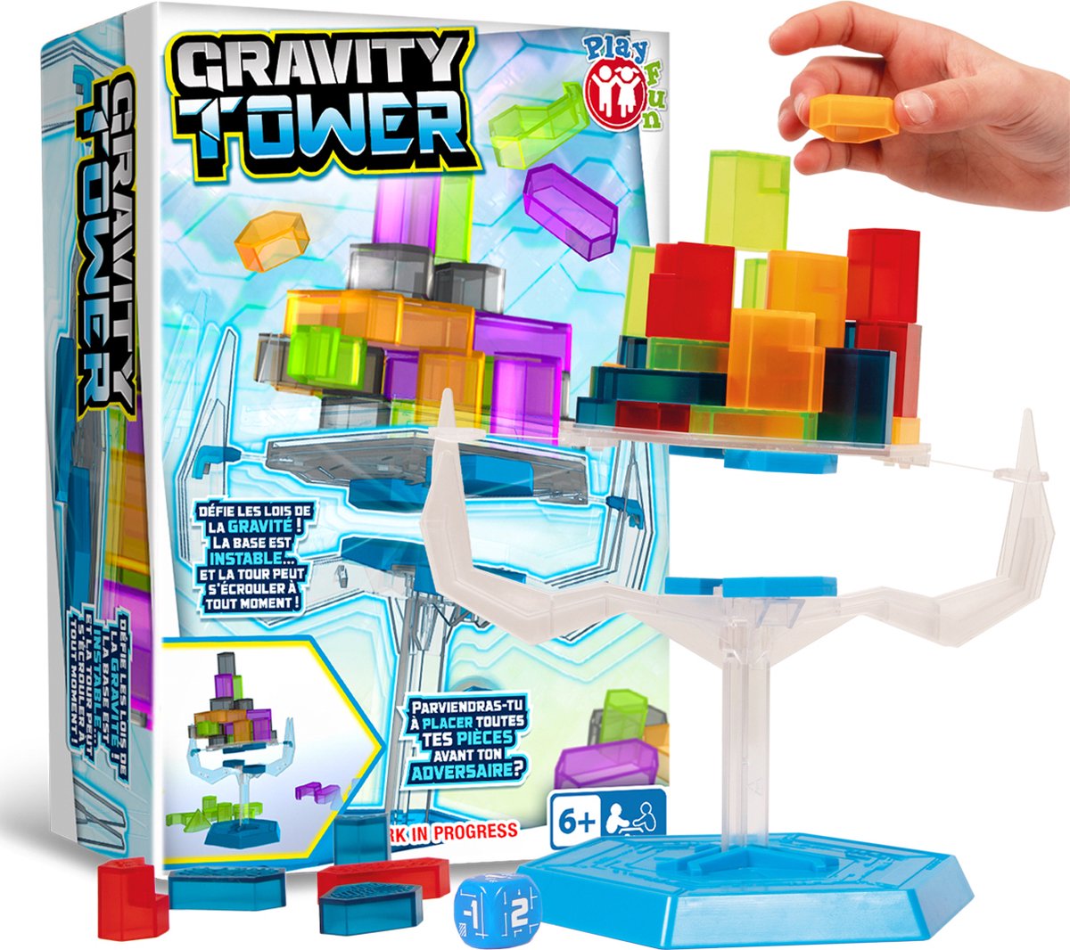 Spectron Gravity Tower Balance -Spiel