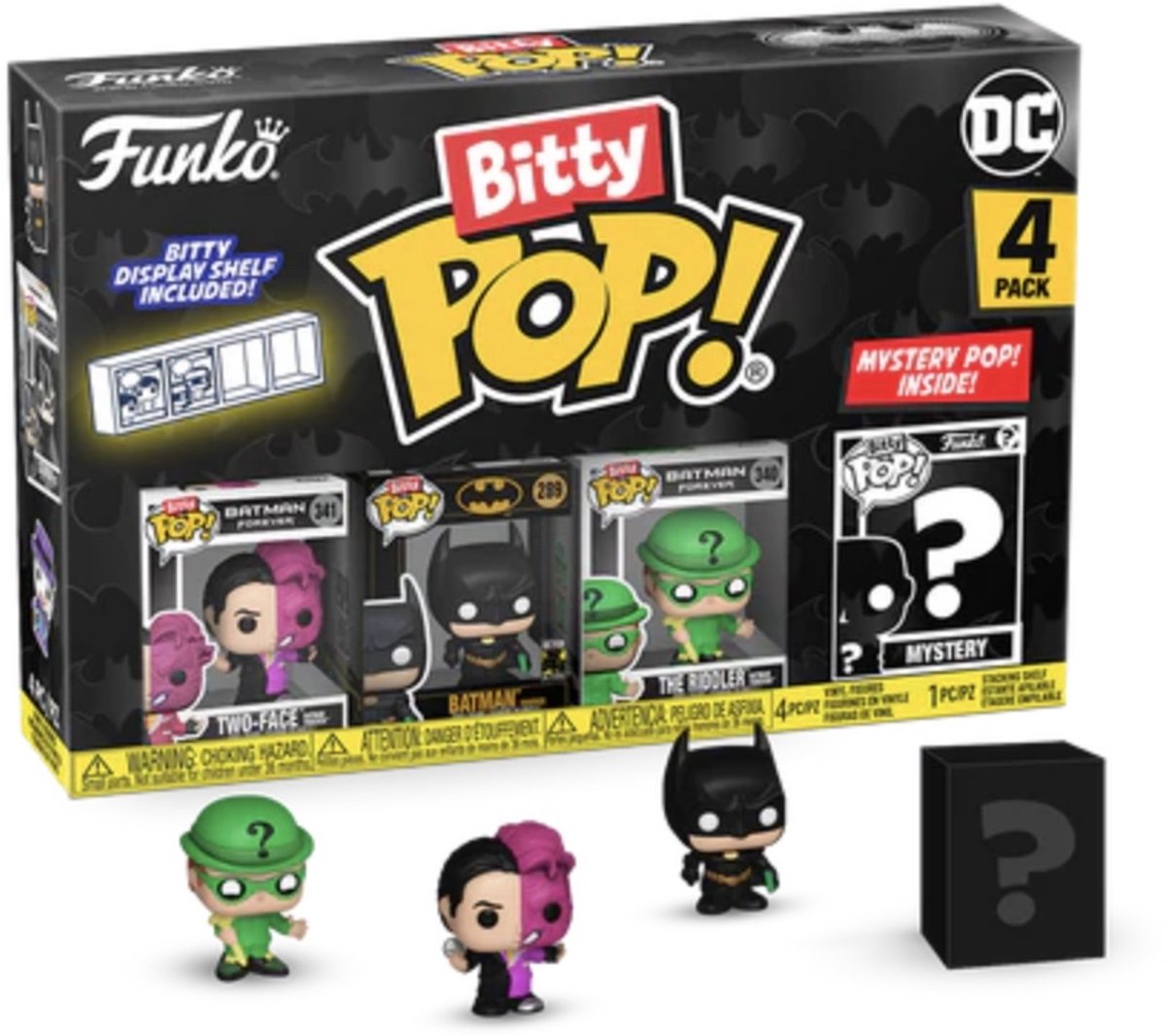 Funko Bitty Pop! - Two-Face, Batman, die Riddler-Mystery-Puppe! von DC Batman