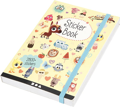 Creativ Company Stickerbuch, Größe 11,5x17 cm, 1 Stück
