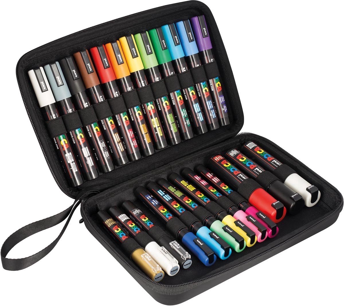 Posca – Lackmarker – Luxusetui – Mitsubishi-Bleistift – 24 Stück