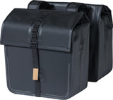 Basil Urban Dry doppelte Fahrradtasche, wasserdicht, 50L, mattschwarz - afbeelding 1