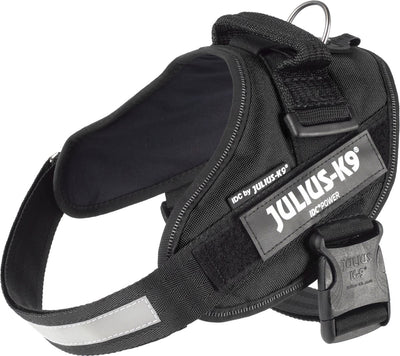 Julius K9 IDC Power-Harnas Tuig für Etiketten schwarz