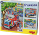 Haba Puzzle - Polizei, Feuerwehr Einsatzkräfte - 12 15 18tlg.