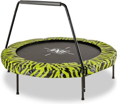 Exit Toys Exit Tiggy Trampolin ø140cm – mit Halterung – rund – Kindertrampolin – Schwarz Grün