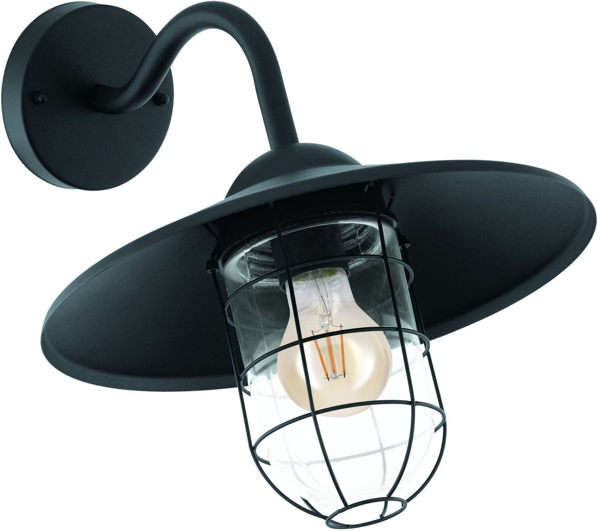Eglo Alamonte 1 Außenhängelampe - E27 - 15 cm - Schwarz