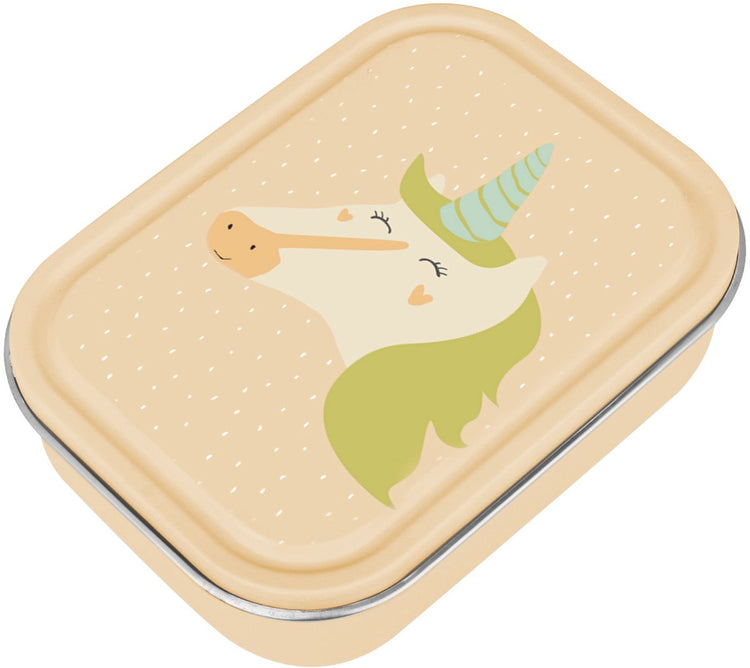 Trixie Brotkasten klein - mrs. Einhorn - RSV-Lunchbox für Kinder - leicht zu öffnende Lunchbox