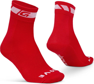 Gripgrab – Frühling Herbst Radsocken Thermo-Übergangssocken – Rot – Unisex – Größe S