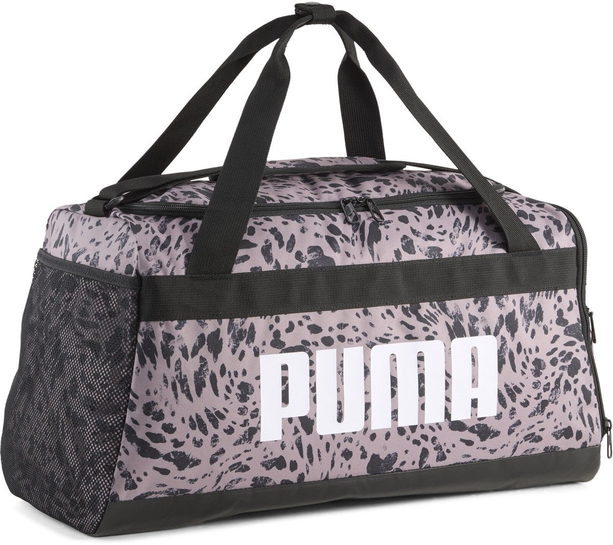 Puma Challenger AOP kleine Sporttasche Unisex-Sporttasche – Sandstone-Animal AOP