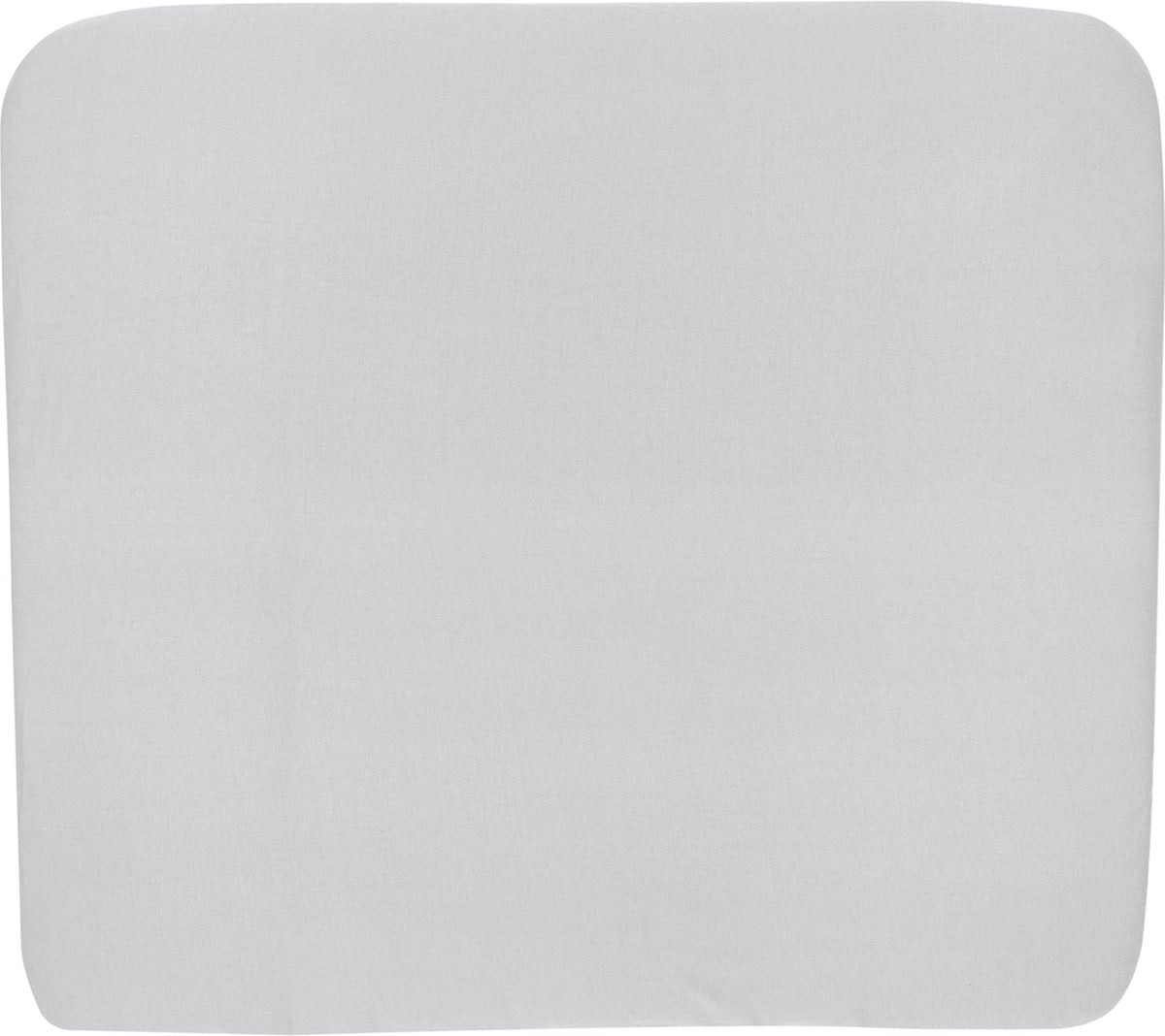 Meyco Baby Uni Wickelauflagenbezug – hellgrau – 85 x 75 cm