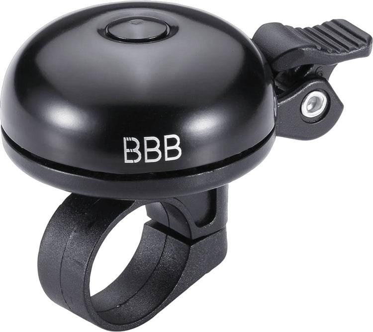 BBB Cycling E Sound Fahrradklingel – extrem laut: 88 Dezibel – ideal für E-Bikes – ø 22,2 mm – mattschwarz – BBB-18