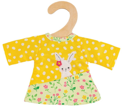 Dolls Latzhose mit gestreiftem Hemd Hase Lou, 20-25 cm