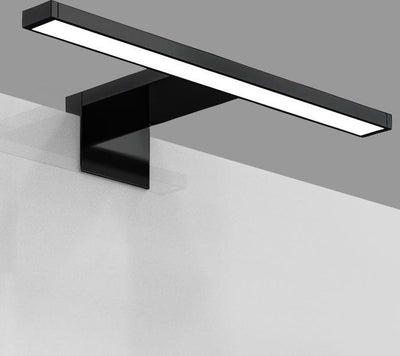 B.k.licht – LED-Spiegellampe – Schwarz – Badezimmerlampe – Spiegelbeleuchtung – L: 30 cm – IP44 – 4.000 K – 780 Lumen – 5 W LED