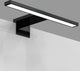 B.k.licht – LED-Spiegellampe – Schwarz – Badezimmerlampe – Spiegelbeleuchtung – L: 30 cm – IP44 – 4.000 K – 780 Lumen – 5 W LED