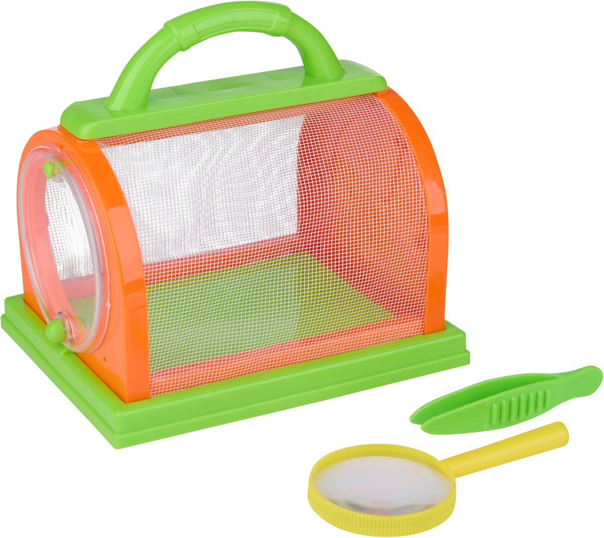 Eddy Toys Insekten-Entdeckungsbox – Insektenfangbox mit Lupe und Pflückwerkzeug – lehrreiches Outdoor-Spielzeug