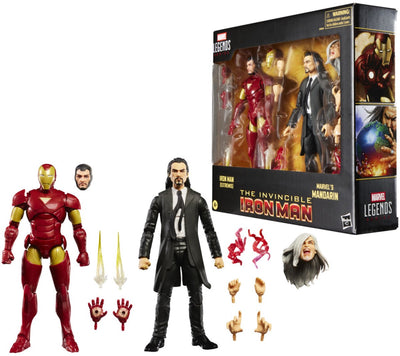 Marvel Legends Series Iron Man (Extremis) und 's Mandarin, Avengers Comics 15 cm große Actionfiguren zum Sammeln