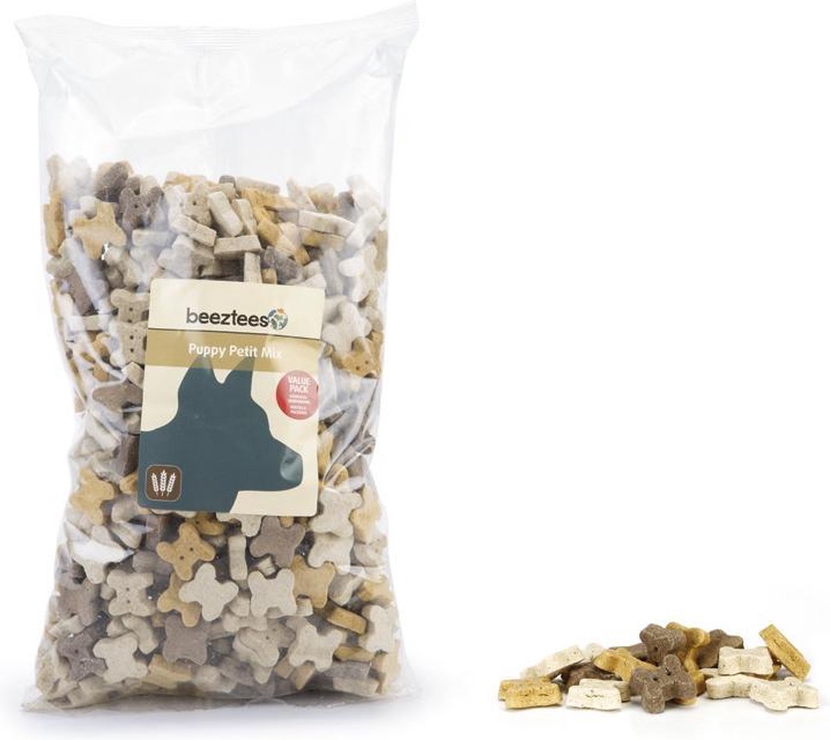 Beeztees Puppy Petit Mix – Hundekekse – Hundesnacks – Vorteilspackung – 1400 Gramm