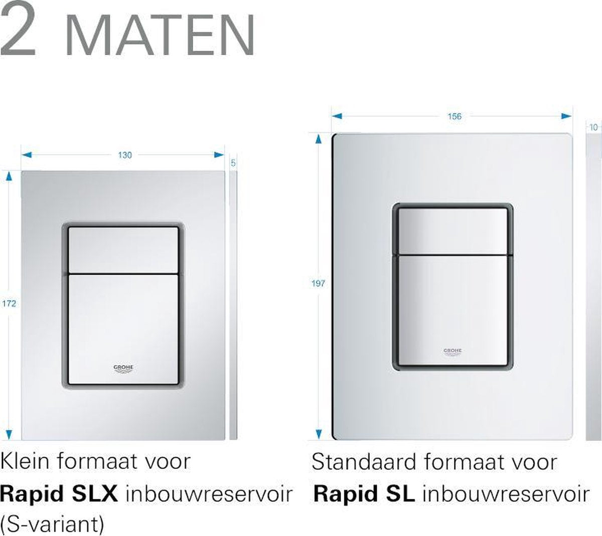 Grohe Skate Cosmopolitan Bedienplatte – Dual – Kunststoff – Cool Sunrise Brushed (Mattgold)