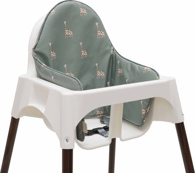 Jollein – Jungle Jambo Giraffe Sitzverkleinerer – wasserabweisend – Sitzverkleinerer für IKEA Hochstuhl, Baby