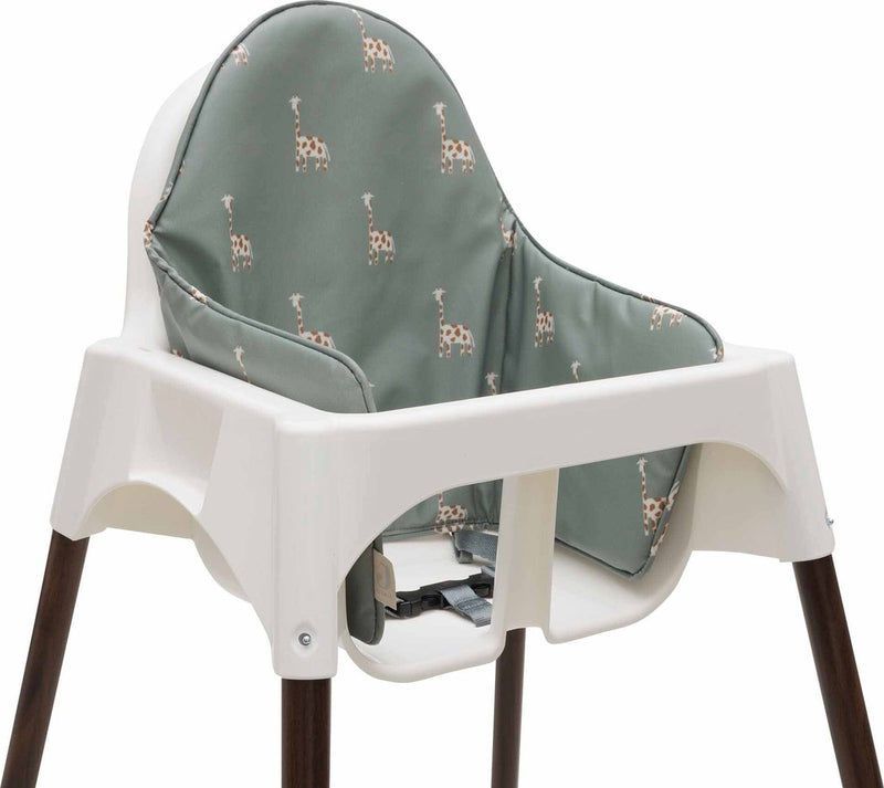 Jollein – Jungle Jambo Giraffe Sitzverkleinerer – wasserabweisend – Sitzverkleinerer für IKEA Hochstuhl, Baby