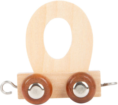 Kleiner Fuß - Holzschrift - o - 12 Stücke