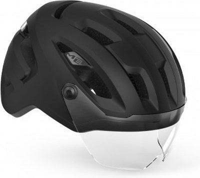 Mit Intercity Mips Fahrradhelm Herren Damen – Fahrradhelm E-Bike Erwachsene – Elektrofahrrad – Größe M (56–58 cm) – NTA 8776 – Schwarz matt (schwarz)