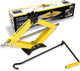 Mechanischer Wagenheber von Dunlop – Wagenheber mit 1500 kg Tragkraft – Scherenwagenheber mit Hubhöhe 26–38 cm – Metall – Gelb Schwarz