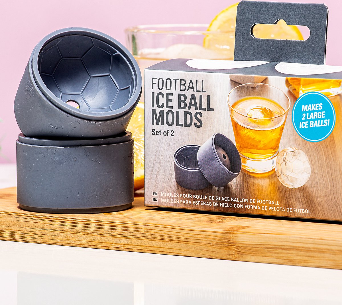 Kikkerland Eisballform (2er-Set) – Fußball-Van