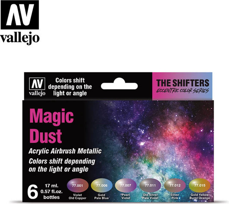 Vallejo val 77090 – The Shifters Set Magic Dust – 6 x 17 ml (Sonderfarben)