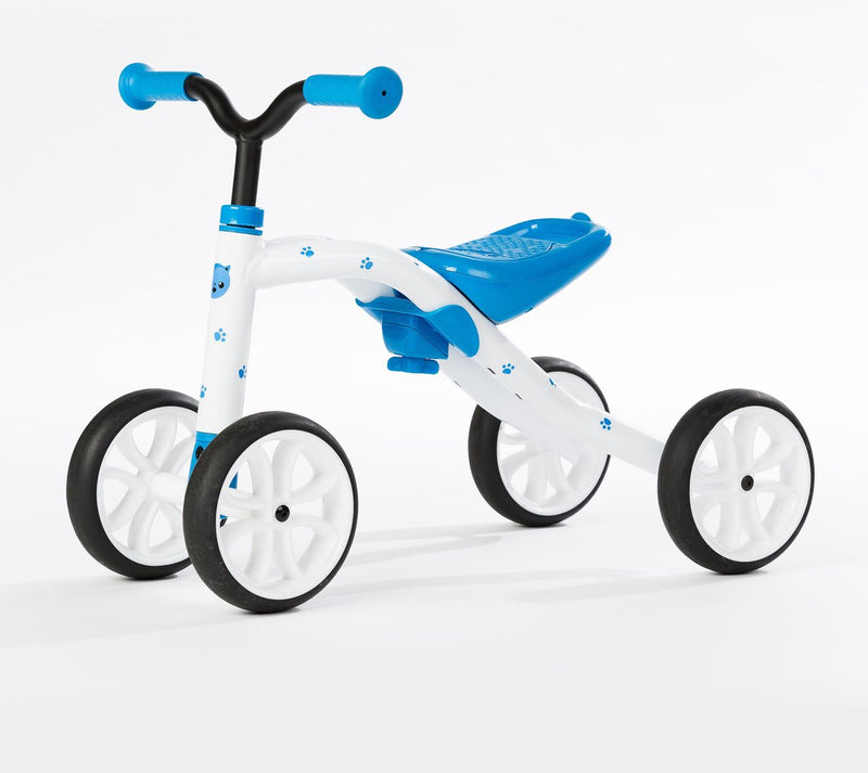 Chillafish Quadie, Kinderfahrzeug-Laufrad, 4-Rad, blau
