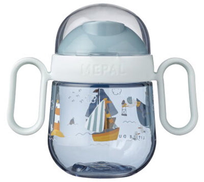 Mepal mio auslaufsicherer Becher 2.0 Little Dutch – 200 ml – leicht zu halten – Kindergeschirr – Sailors Bay