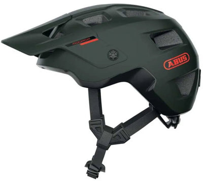 Abus modrop MTB-Helm - dunkelgrün - l