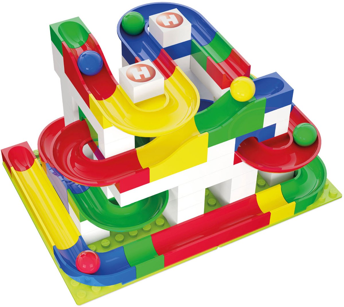 Hubelino Knikkerbaan Basisisset, 123dlg.