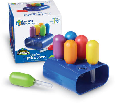 Lernressourcen Primary Science® Jumbo-Augentropfer mit Ständer – 3+