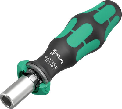 Wera 838 Ra S Bithalter-Schraubendreher mit Ratschenfunktion