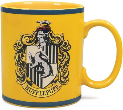 Half Moon Bay Harry Potter Tasse 3D-Hufflepuff-Wappen gelb