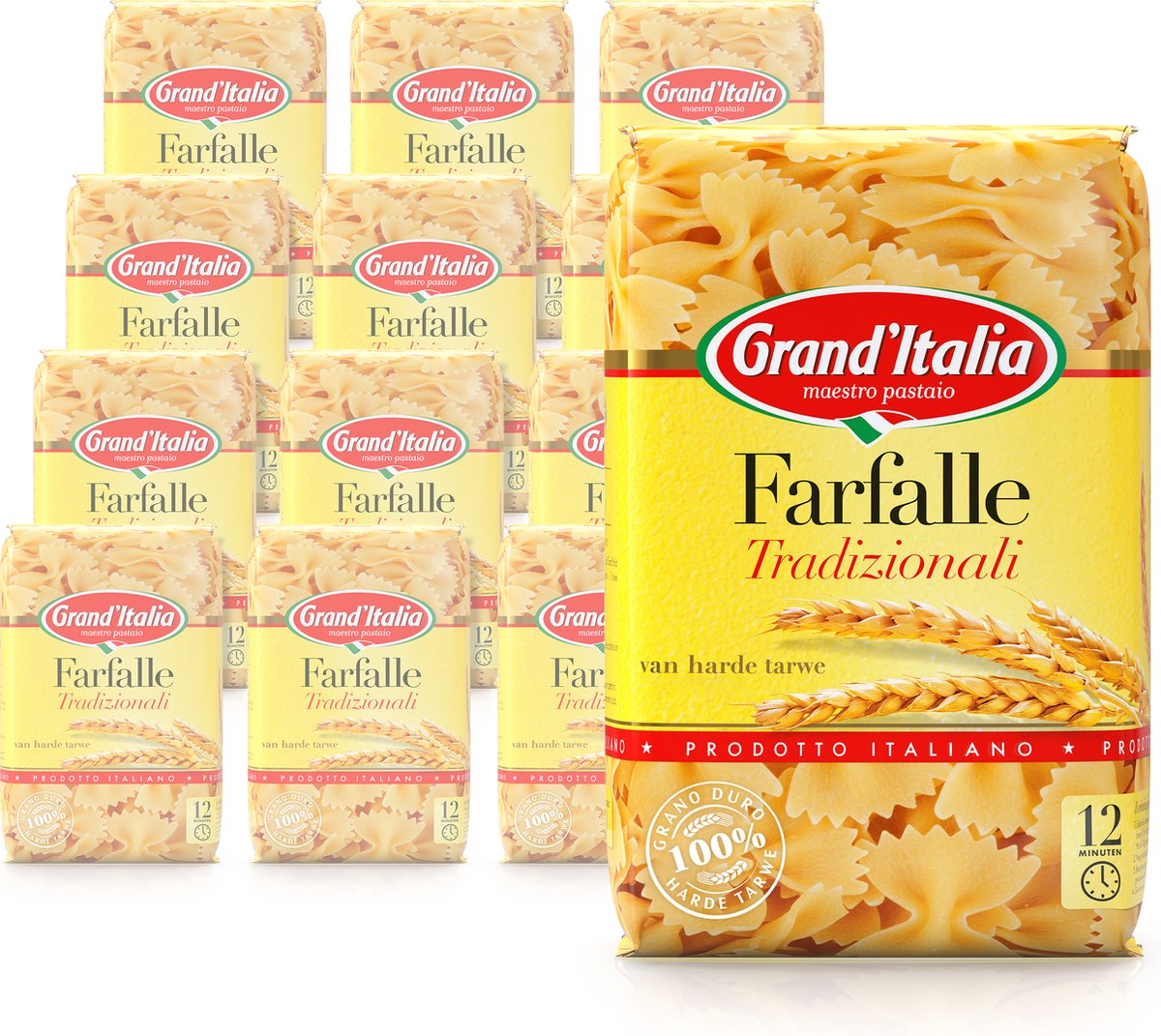 Grand'italia Farfalle Tradizionali - Nudeln - 12 x 500g
